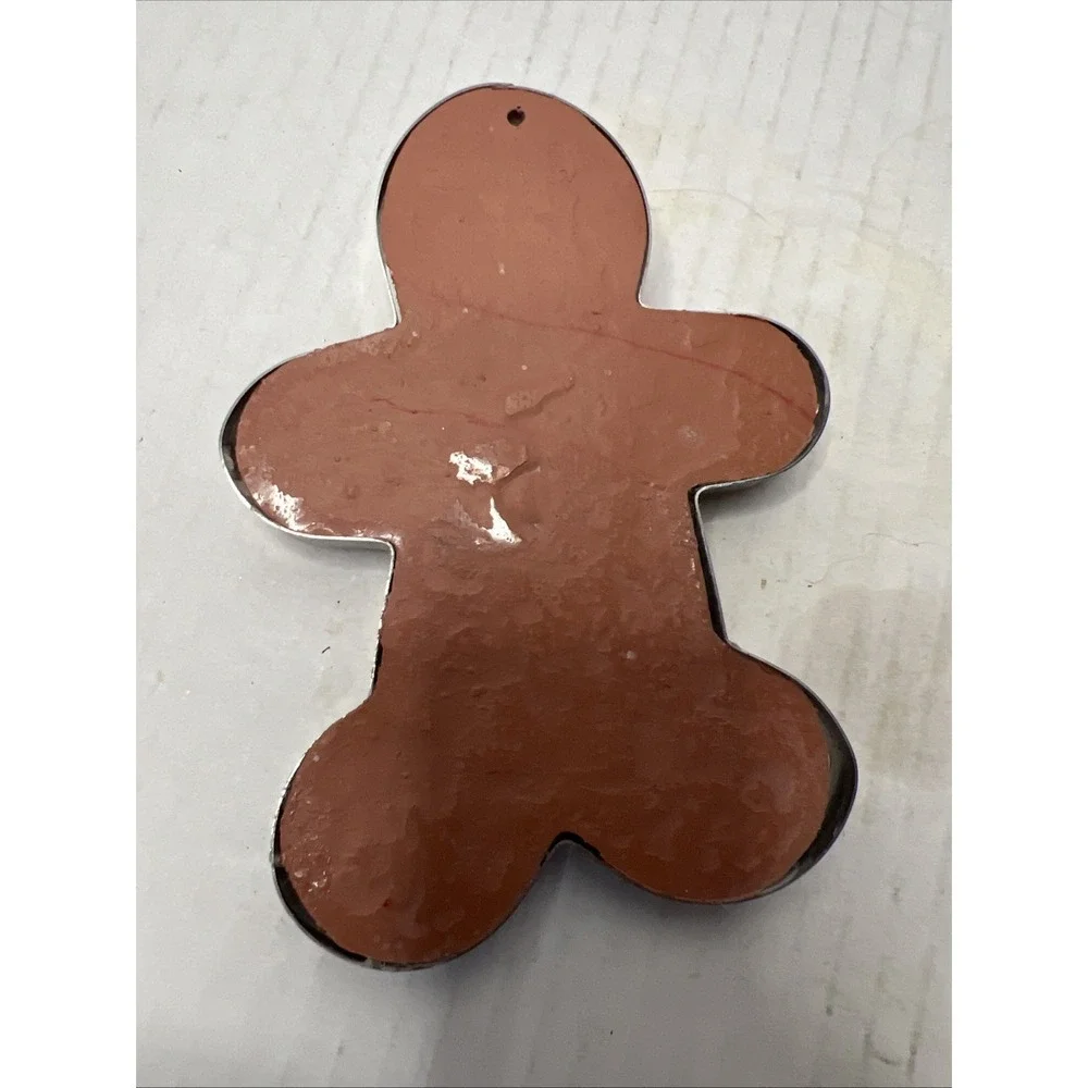 Homemade Gingerbread Boy Christmas Ornament Cookie Cutter
